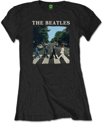 The Beatles Tričko Abbey Road & Logo Black S
