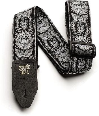 Ernie Ball Jacquard Strap EB Gitarový pás Silver Orleans