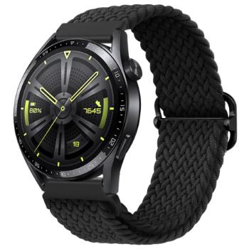 BStrap Elastic Nylon remienok na Huawei Watch GT/GT2 46mm, black (SSG025C0112)