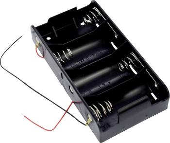 Takachi SN 1-4 batériový držák 4x mono (Typ D) kábel (d x š x v) 137.4 x 71.6 x 28.5 mm