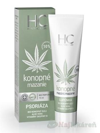 Health culture Konopné mazanie PSORIÁZA 75ml