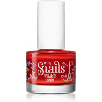 Snails Mini Play lak na nechty pre deti odtieň Ladybird 7 ml