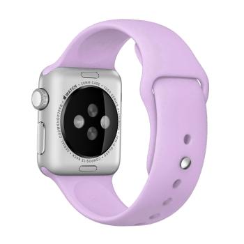 RUBBER Remienok Apple Watch Ultra 1 / 2 (49mm) / 9 / 8 / 7 (45mm) / 6 / SE / 5 / 4 (44mm) / 3 / 2 / 1 (42mm) fialový