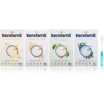 Kendamil Baby Porridge 4-Pack mliečna krémová ovsená kaša (mix)