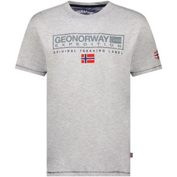 Geo Norway  SY1311HGN-Blended Grey  Tričká s krátkym rukávom Šedá