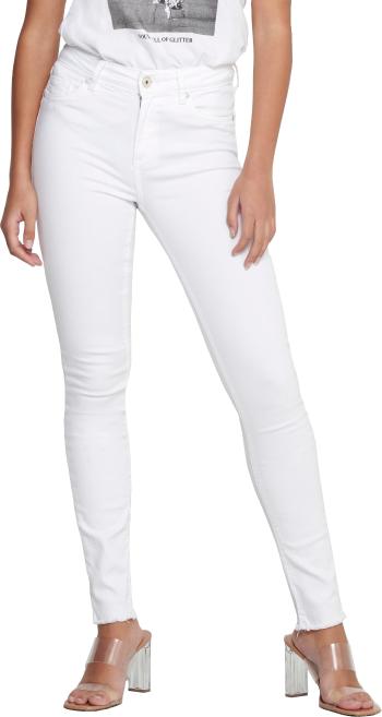 ONLY Dámske džínsy ONLBLUSH Slim Fit 15155438 White S/32