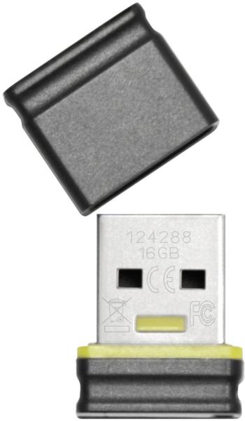 Platinum Mini USB flash disk 16 GB čierna, modrá 177536 USB 2.0