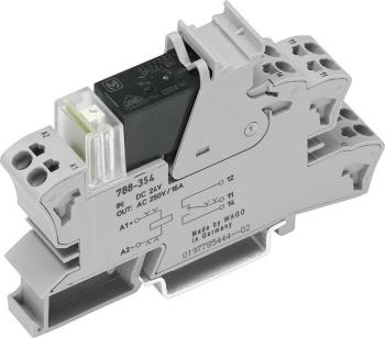 WAGO 788-354 reléový modul Menovité napätie: 24 V/DC Spínací prúd (max.): 16 A 1 prepínací  1 ks