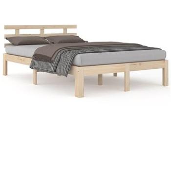 Rám postele masívne drevo 160 × 200 cm, 814764