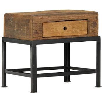 SHUMEE Nočný stolík 40 × 35 × 40 cm masívne recyklované drevo, 282890