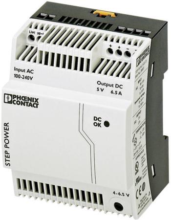 Phoenix Contact STEP-PS/1AC/5DC/6.5 sieťový zdroj na montážnu lištu (DIN lištu)  5 V/DC 6.5 A 32.5 W 1 x