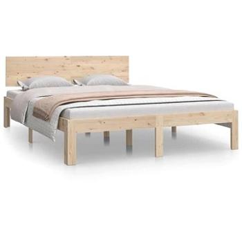 Rám postele masívne drevo 135 × 190 cm Double, 810470
