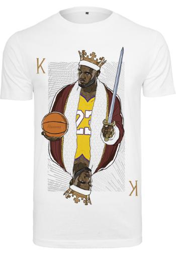 Mr. Tee King James LA Tee white - L