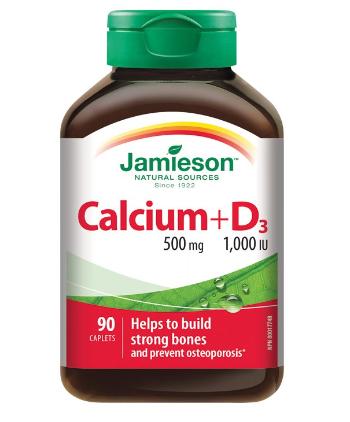 Jamieson Calcium 500 mg+D3 1000 IU 90 kapsúl