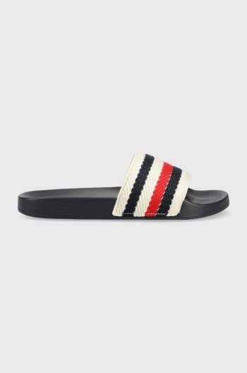 Šľapky Tommy Hilfiger TOMMY ESSENTIAL POOL SLIDE dámske, tmavomodrá farba, FW0FW07151