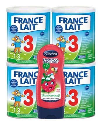France Lait 3 + Bubchen Kids Vesela Malina dojčenské mlieko