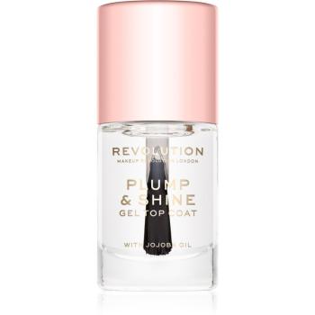 Makeup Revolution Plump & Shine lak na nechty s gélovým efektom priesvitný 10 ml