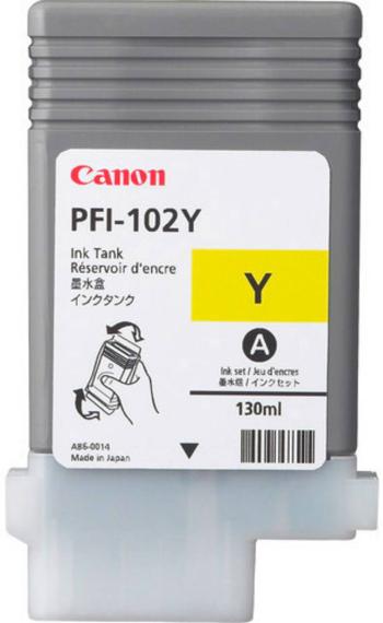 Canon Ink cartridge PFI-102Y originál  žltá 0898B001 náplň do tlačiarne