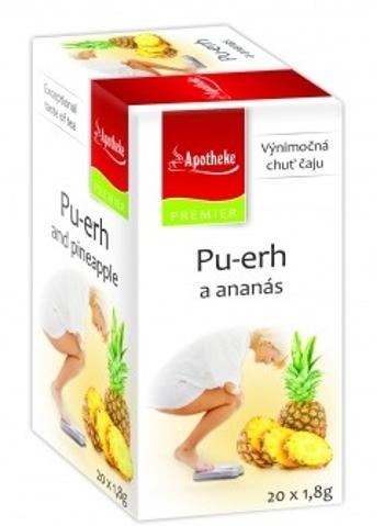 Apotheke Premier Selection Pu-erh a ananás čaj, 20 x 1.8 g