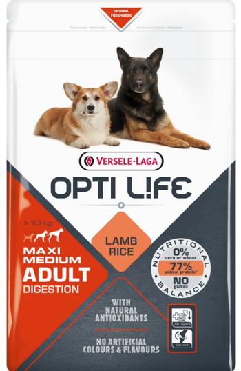 Versele Laga Opti Life dog Adult Digestion Medium & Maxi 12,5kg