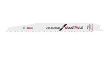 Bosch Accessories 2608654405 Sabre saw blade S 3456 XF Progressor for Wood and Metal Dĺžka rezacieho listu 200 mm 2 ks