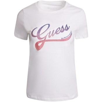 Guess  Tričká s krátkym rukávom W3GI34I3Z14 G011  Biela