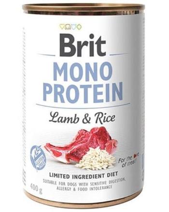Brit Mono Protein Lamb & Brown Rice 400g konzerva