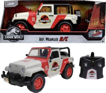 JADA TOYS 253256000 Jurassic Park  RC Jeep Wrangler 1:16 RC model auta elektrický terénne vozidlo