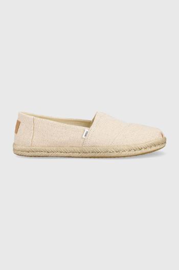 Espadrilky Toms Alpargata Rope ružová farba, 10019903