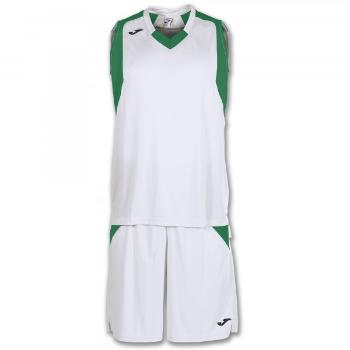 SET FINAL WHITE-GREEN SLEEVELESS L