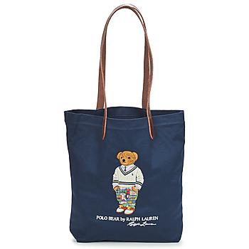 Polo Ralph Lauren  Veľká nákupná taška/Nákupná taška TOTE-BEAR PREPPY  Námornícka modrá