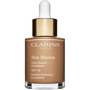 Clarins Skin Illusion Natural Hydrating Foundation rozjasňujúci hydratačný make-up SPF 15 odtieň 114 Cappuccino 30 ml