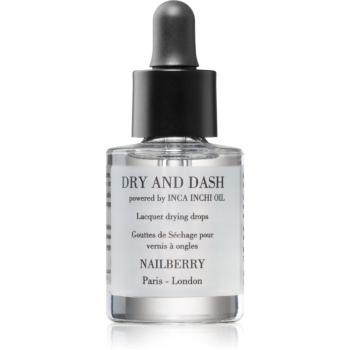 NAILBERRY Dry and Dash Lacquer Drying Drops kvapky urýchľujúce zaschnutie laku 11 ml