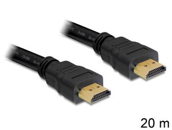 Delock Kábel High Speed HDMI with Ethernet – HDMI A samec > HDMI A samec 20 m