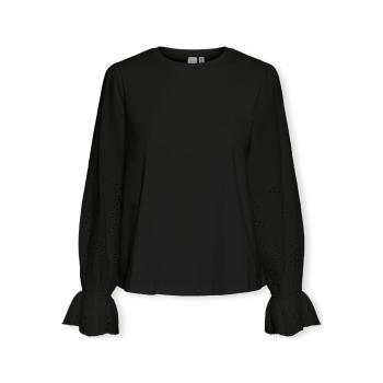 Y.a.s  YAS Noos Top Lex L/S - Black  Blúzka Čierna