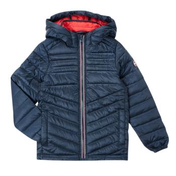 Jack & Jones  JJEHERO PUFFER HOOD  Bundy Námornícka modrá