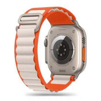 Tech-Protect Nylon remienok na Apple Watch 42/44/45/49mm, orange / mousy