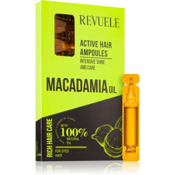 Revuele Macadamia Oil Active Hair Ampoules ampuly pre farbené vlasy 8x5 ml