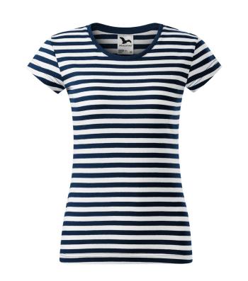 MALFINI Dámske námornícke tričko Sailor - Námornícka modrá | S