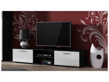 ArtCam TV stolík SOHO 180 cm Farba: čierna/biely lesk