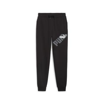 Puma  PUMA POWER GRAPHIC SWEATPANTS TR CL B  Tepláky/Vrchné oblečenie Čierna