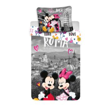 Obliečok Ourbaby Mickey and Minnie sivá mix farieb 200x140 + 90x70 cm