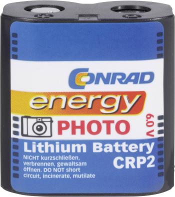 Conrad energy CRP2 fotobatéria  CR-P 2 lítiová 1400 mAh 6 V 1 ks