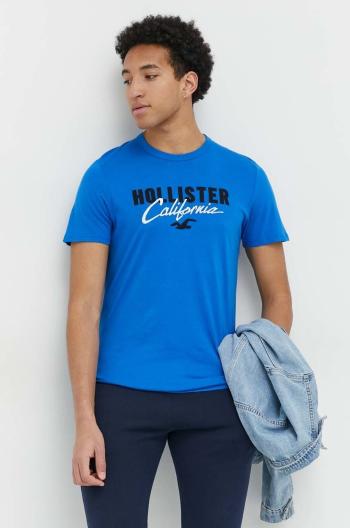 Bavlnené tričko Hollister Co. s nášivkou