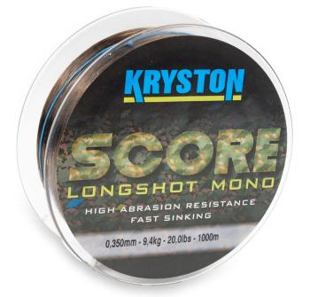 Kryston vlasec score long shot mono hnedý 1000 m - 0,31 mm 16 lb