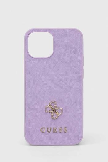 Puzdro na mobil Guess iPhone 13 mini 5,4'' fialová farba