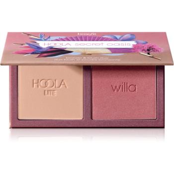 Benefit Hoola & WANDERful World Duos paletka na tvár limitovaná edícia odtieň Secret Oasis 2x2,5 g