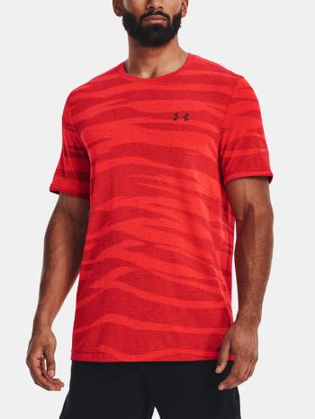 Under Armour UA Seamless Wave SS Tričko Červená