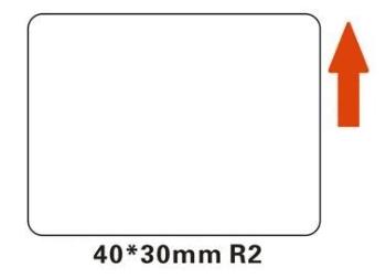 Niimbot štítky R A2A88608401, 40x30mm 230ks White pre B21