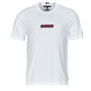 Tommy Hilfiger  MONOTYPE BOX TEE  Tričká s krátkym rukávom Biela